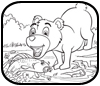 Art from a Cuddly Critters coloring page